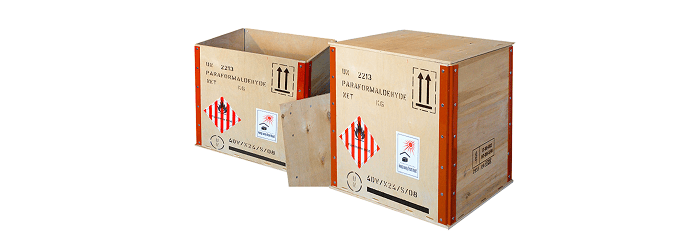 Caisses pliantes homologuées